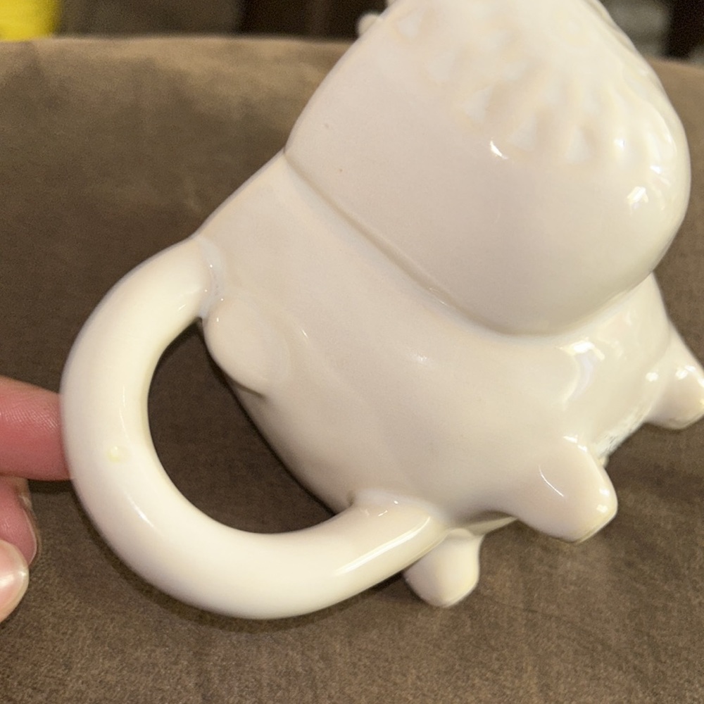 Llama Cup or Mug World Market White Ceramic with Tea Bag Holder - Picture 5 of 7